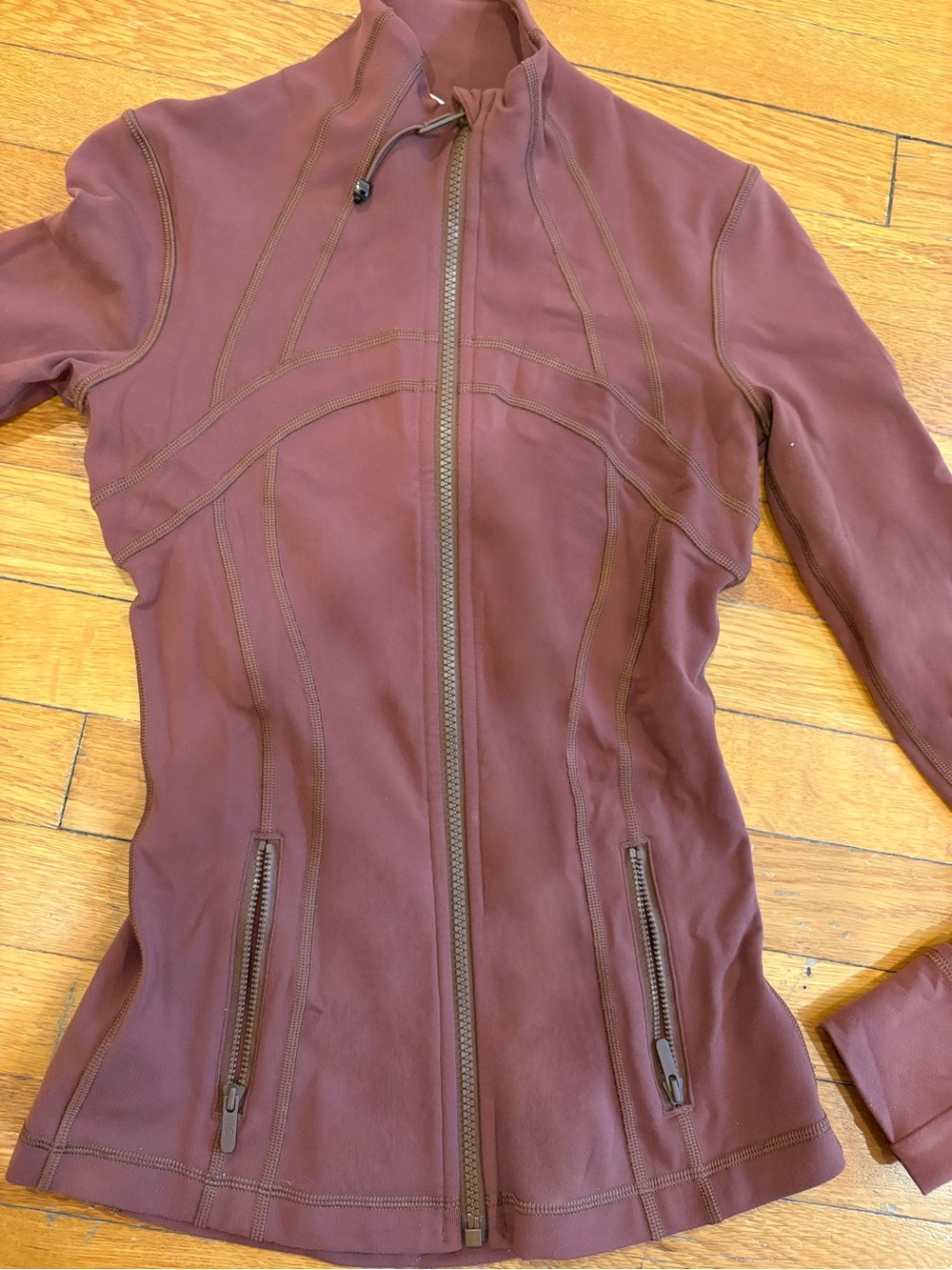 lululemon athletica Women's Zip Jacket in Mauve Brown